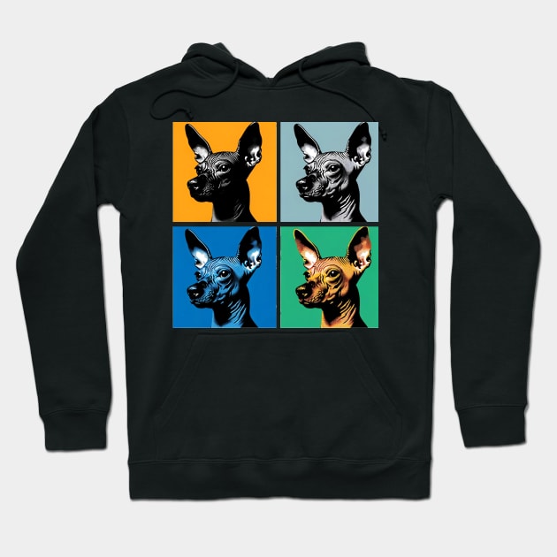 Xoloitzcuintli Pop Art - Dog Lovers Hoodie by PawPopArt